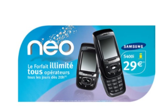 Neo, le Forfait illimité tous opérateurs tous les jours dès 23h