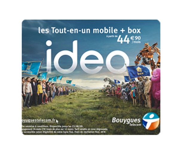 Ideo les tout en un mobile + box à partir de 44,90 euros par mois