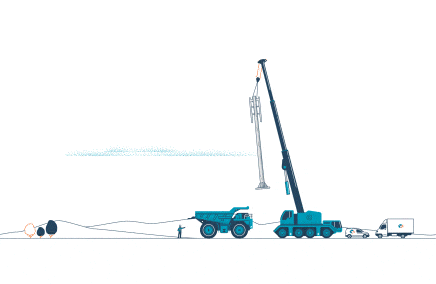 gif montrant le recyclage d'une antenne