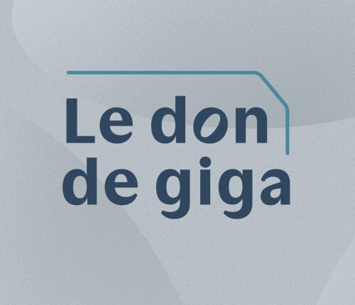 image indiquant le don de giga