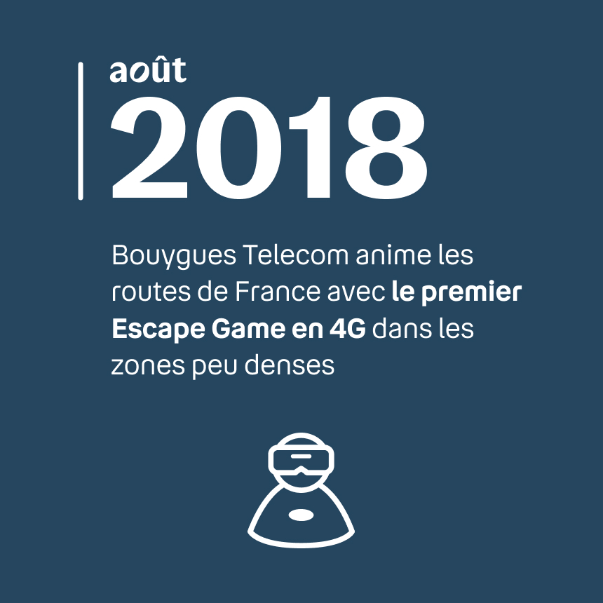 image indiquant le premier espace game en 4G août 2018